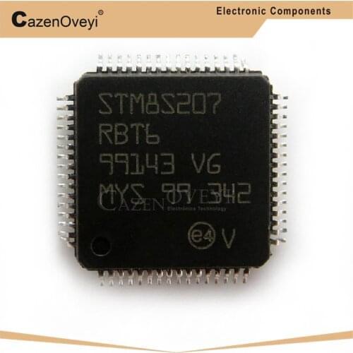 1pcs/lot STM8S207 STM8S207RBT6 QFP-64 In Stock