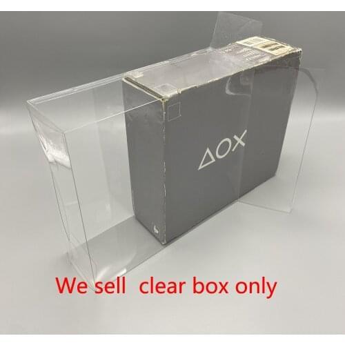 10PCS High-quality for PlayStation one for PS transparent plastic game protection collection box