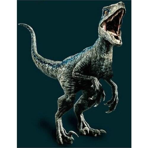 5D Diamond Painting Full Square Jurassic Dinosaur Picture Embroidery Rhinestone Mosaic Decoration Painting XN179