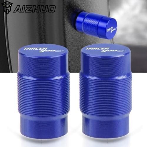 Wheel Tire Valve Caps CNC Aluminum Airtight Covers Motorcycle Accessories For YAMAHA TRACER 900 GT 900GT 2018 -2019