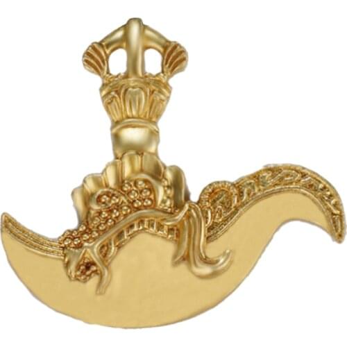 Buddhism Amulet Vajra Tomahawk for Pendant Necklace Jewelry Making Crafts