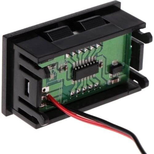 DC 4.5V-30V Digital Voltmeter 0.56" LED 2-Wires Voltage Volt Meter Panel Gauge