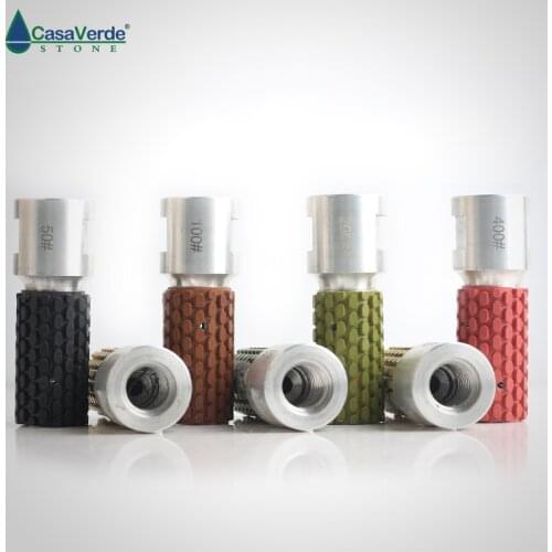 Free shipping 1 inch D25mm wet diamond drum wheels 5/8-11 thread for polishing granite and marble