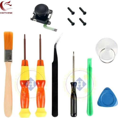 HOTHINK Replacement 3D Analog Joystick with Y type Screw and opening tool For Nintendo Switch Joy-con Cover NS JOY CON