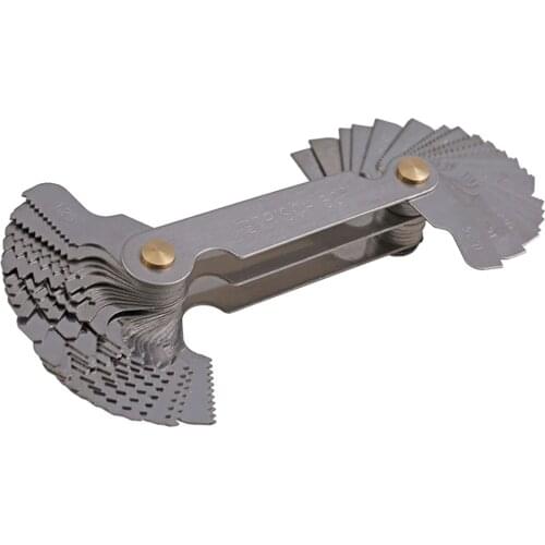 Measuring gauge double-head metric thread pitch gauge for measuring instruments Thread gauge metric/inch system