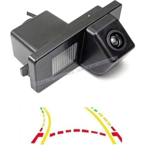 CCD 600Line Intelligent Dynamic Trajectory Tracks Car Rear View Camera Waterproof For SsangYong Kyron Rexton Korando Actyon