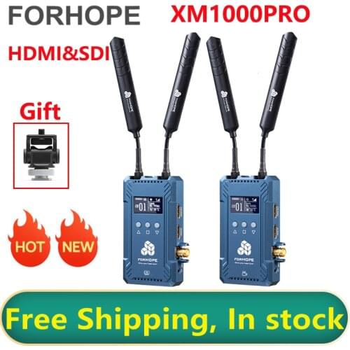 Forhope XM1000PRO 300m Wireless Transmission Receiver Kit Full Duplex Talkback SDI HDMI Transmission System