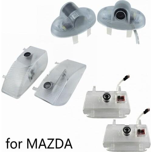 2PCS Led Car Door Welcome Light Laser Projector Logo Ghost Shadow Lamp For MAZDA ATENZA 6 8 MAZDA6 RX8 CX-9 CX9 RUIYI MAZDA8 MPV
