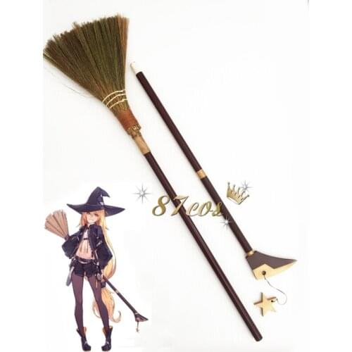 Anime Touhou Project Kirisame Marisa Broom Cosplay Prop Weapon Halloween Carnival Cosplay Party Props Accessories