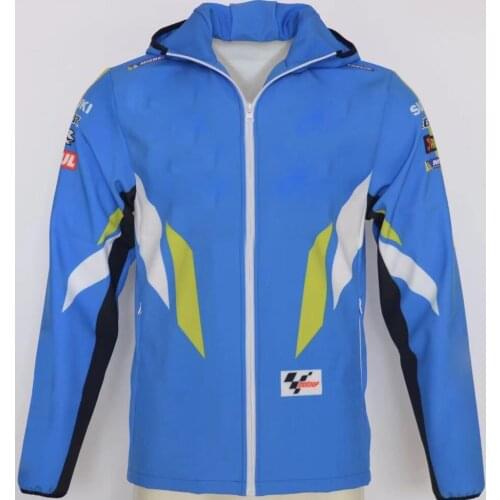 Motorcycle Sweatshirt For Suzuki MTB ATV Bike Riding Hoodie Keep Warm Sport Full Zip Fleece Classic Winter Jacket Mens