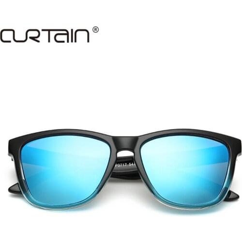 2019 Top quality Gradient Frame Sunglasses Polarized Men Driving Sports Women Glasses Oculos De Sol green red blue Color Lens