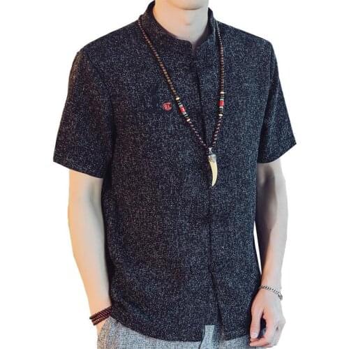 Мужские льняные рубашки OloMM China At AliExpress