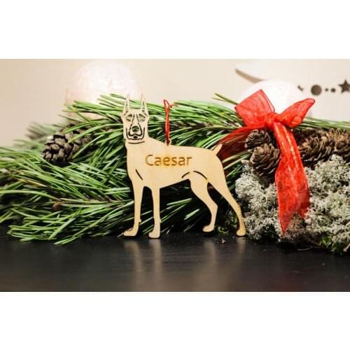 Personalized Dog Decorations - Custom Dogs Lover Gifts - Pet Memorial Souvenir Gifts - Wood Heart Ornaments - Puppy - Pet Loss