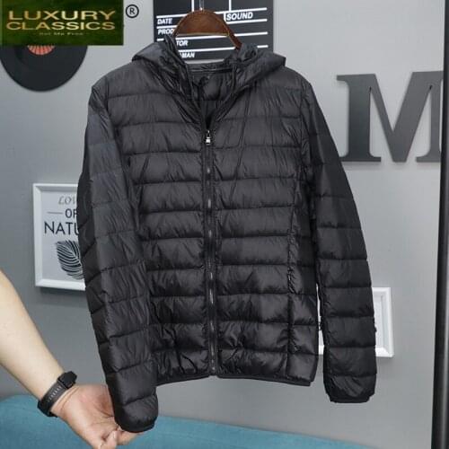 Womens Down Jacket Fashion Hooded Clothes 2021 Warm Ultra Light Down Jacket Female Plus Size Duck Down Coat Hiver 0712