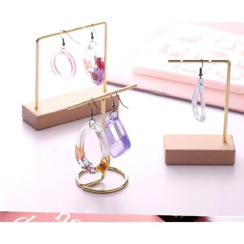 1 Set DIY Kit Necklace Pendant Charms Silicone Mould Material Earring Drop Making Accessories UV Resin Molds For Jewelry
