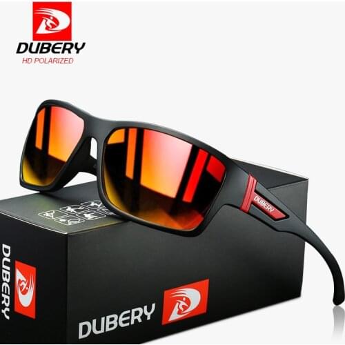 DUBERY Outdoor Polarized Sunglasses Men Sport Style Sun Glasses High Quality Polaroid Lens Goggles Fashion Shades Male Gafas
