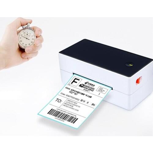 USB Label Printer, Thermal Shipping Label Address Postage Printer Work with Windows, Mac System-EU Plug