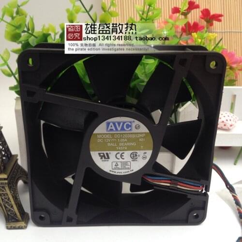 For Qihong AVC 12038 12v 1.05a Dd12038b12hp Dell Server Fan