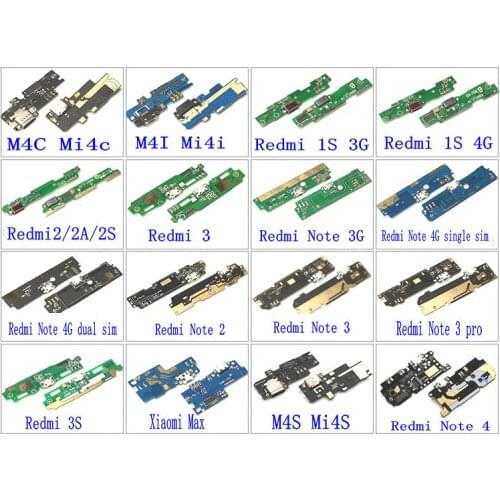 1PCS New USB Charging Charger Board For Xiaomi MI4C Mi4S Max Redmi 1S 2 2A 2S 3 3S Note 2 3 3pro 4