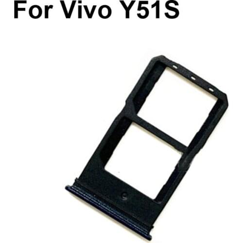 1PCS For Vivo Y51S V2002A New Tested Good Sim Card Holder Tray Card Slot For Vivo Y 51S V2002A Sim Card Holder VivoY51s