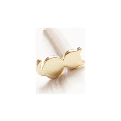 2015 new fashion girl Animal Cute Cat Stud Earrings lovely Kitty Cat ear stud earring for women brinco de meninas