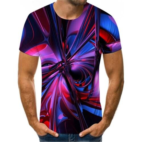 2021 Summer Fashion Short Sleeve T-Shirt Mens Casual Top 3D Printed Shirt Fashion Breathable Shirt Street Clothing