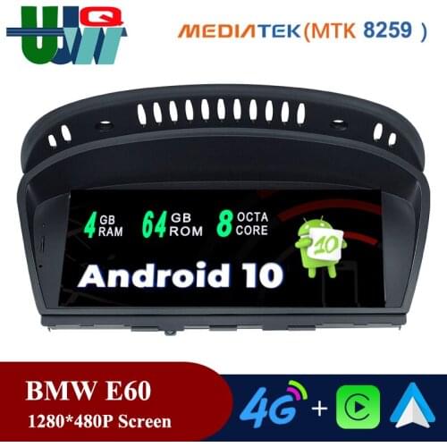 UJQW Car Radio Stereo Receiver 2 Din Android For BMW 5 Series E60 E61 E63 E64 BMW 3 Series E90 E91 E92 E93 M3 M5 Carplay GPS BT