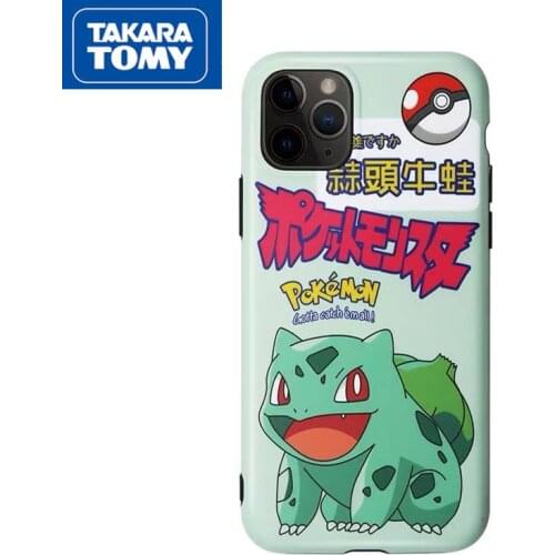 TAKARA TOMY Pokemon Pikachu Cartoon Silicone Phone Case for IPhone 7/8P/X/XR/XS/XSMAX/11/12Pro Phone Couple Case Cover