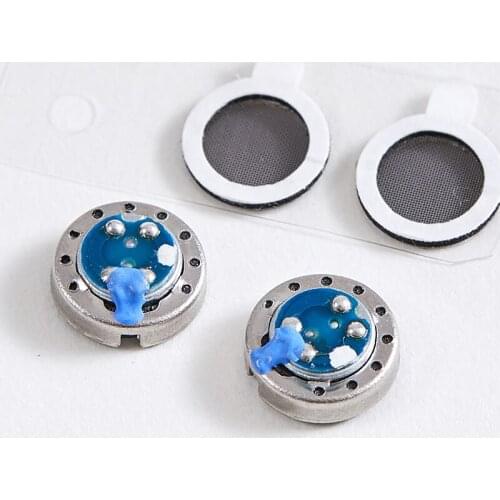 10mm speaker unit IE8 metal titanium film 18ohms 2pcs