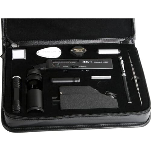 GemTrue Professional Deluxe Handheld Travel Multi Function Jewelers Tool Kits Jewelry Gemstone Making Identifying Gemological