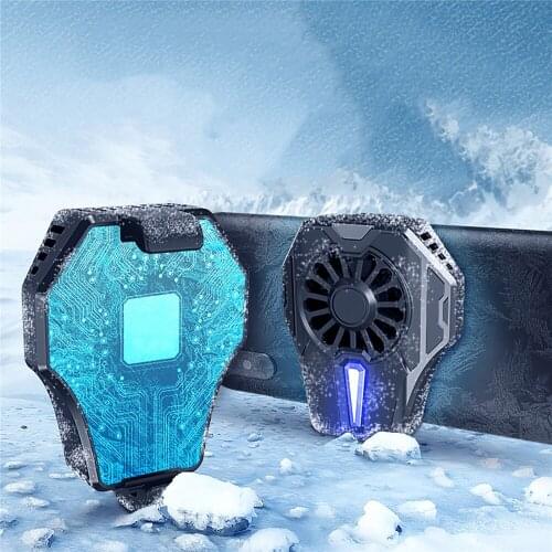 Smartphone Game Cooler PUBG Mobile Game Cooling Fan Gamepad Mute Radiator Controller Cooler Holder for Phone Gaming