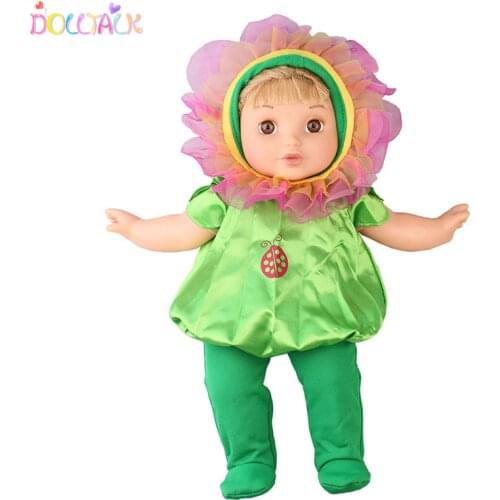 Doll Talk Doll Clothes For 43cm Baby Dolls Cartoon Animal Outfit Set For 18 Inch Reborn Baby Doll Beetle Coat For Toy Wear