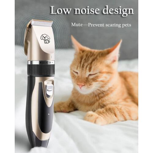 Dog Clippers Low-noise Pet Grooming Tool Cat Animal Hair Cutter Trimmer Haircut Shave perros y gatos de pelo maquina afeitadora