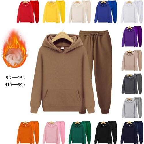 Mens Joggers Set Customized LOGO Supports Printing & Embroidery Wholesale 2 Piece Sets Mens&women Clothes