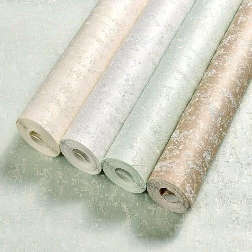 Beibehang Pure color pigment linen nonwoven fabric wallpaper living room TV KTV background wall paper 10 m rolls papel de parede