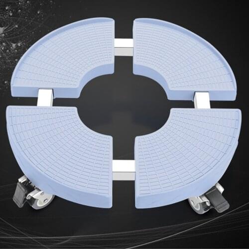 Movable Flower Pot Tray Saucer Remover Indoor Outdoor Rack Garden Round