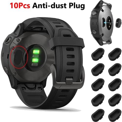 Dustproof Plug Cover For Garmin Swim2 Venu sq Fenix 6 6x 5 5X 5S Forerunner 245 745 Watch Straps Anti-dust Protector Accessories