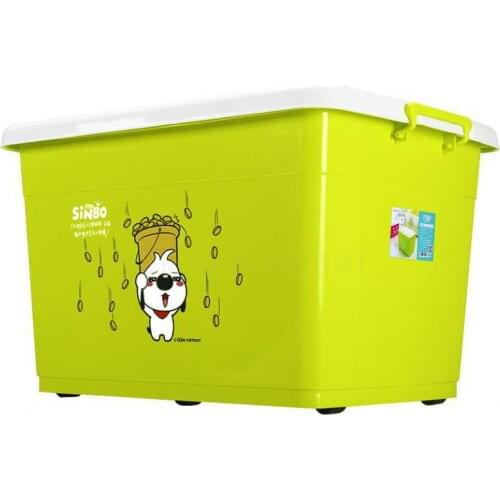 Super-large Thickened Clothes Receiving Box Plastic Storage Box With Covered Cotton Quilt Cleaning Box Wholesale Three-piece Set