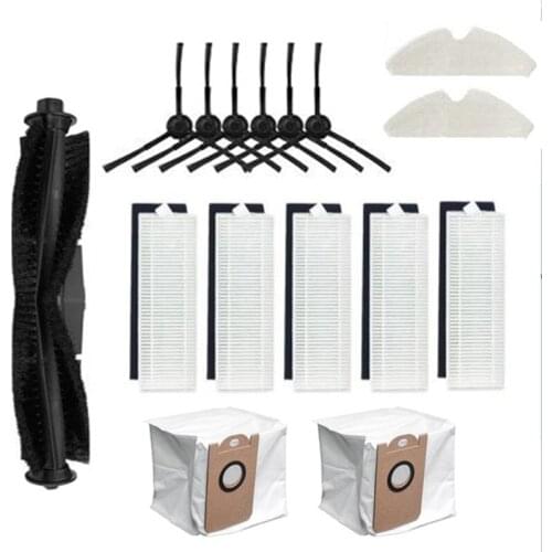 TOP!-Main Brush Roller Side Brush HEPA Mops Robot Vacuum For Proscenic M7 PRO / M7 MAX Vacuum Cleaner Accessories