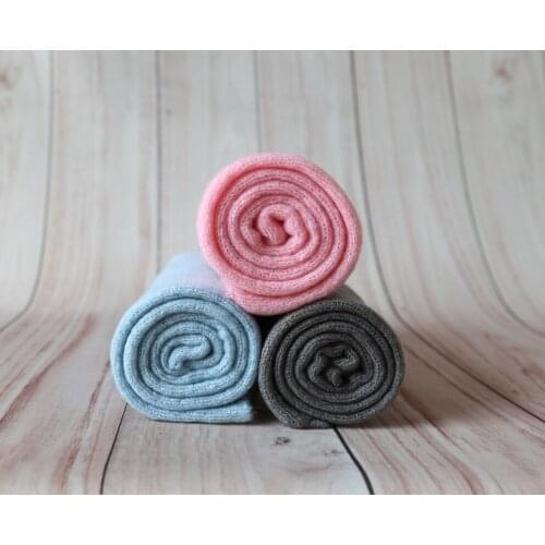 Vintage Pink Newborn Baby Stretch Knit Jersey Wrap Fabric Layer Wrap Baby Swaddle Cocoon Soft Basket Stuff Newborn Props