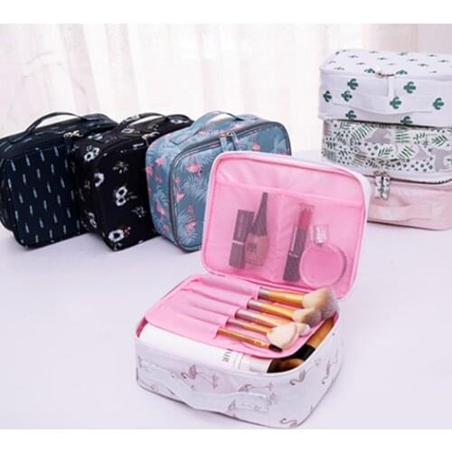 Q Large Capacity Travel Storage Bags Waterproof Female Travel Wash Bags Women Makeup Organizer Cosmetic Bag Portable