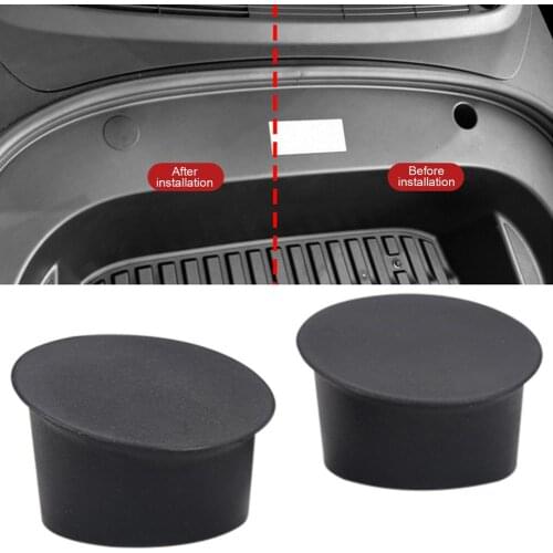 For Tesla Model 3 2021 Front Trunk Storage Box Screw Protection Cover 2PCS Front Trunk Hook Protection Cover Car Accessories