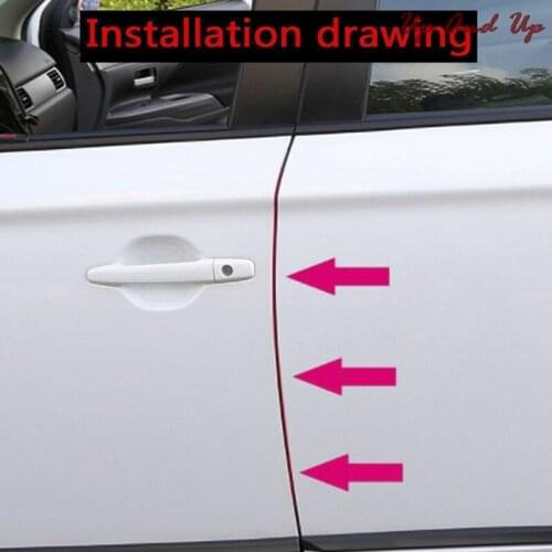 1pc 2cm*3m Universal Clear Car Door Anti-Collision Strip Bumper Hood Edge Guard Paints Protection Film Sticker High Quality