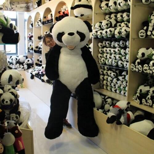 180cm Big Giant Doll Panda Stuffed Plush Animal Pillow Kid Birthday Toy Kids Cotton Gift Reward Holiday Birthday