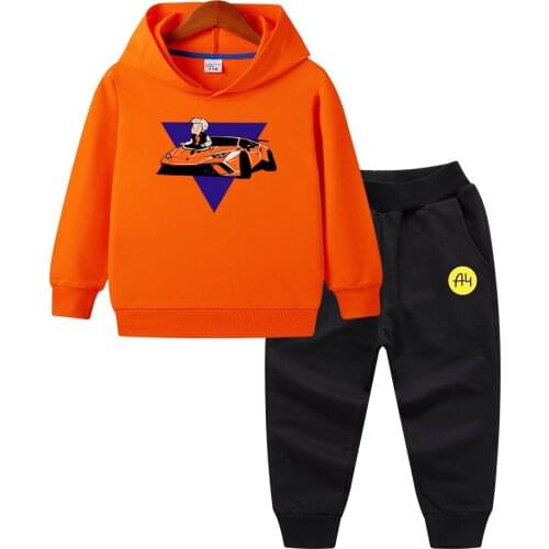 100% Cotton Merch A4 Gelik Lamba Boy Kids Hoodies Suit Quality Comfortable Girl Baby Hooded Sweatshirts Casual Children Clothing