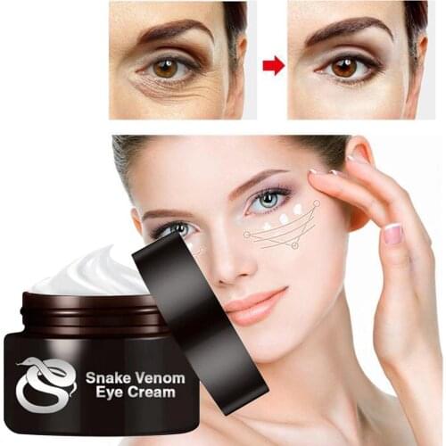30g Snake Peptide Eye Cream Smooth Fine Lines Lifting Circle Eyes Bags Firming Removal Fat Granule Dark Anti Skin B3K7