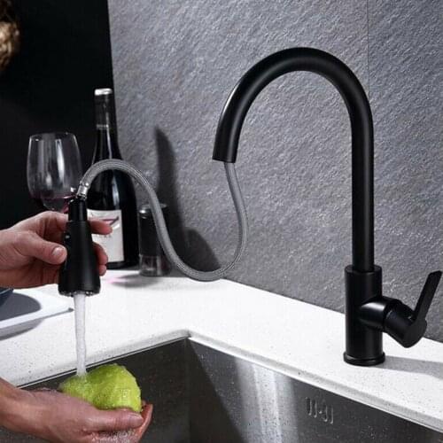 Caiyiyue Black Kitchen Faucets