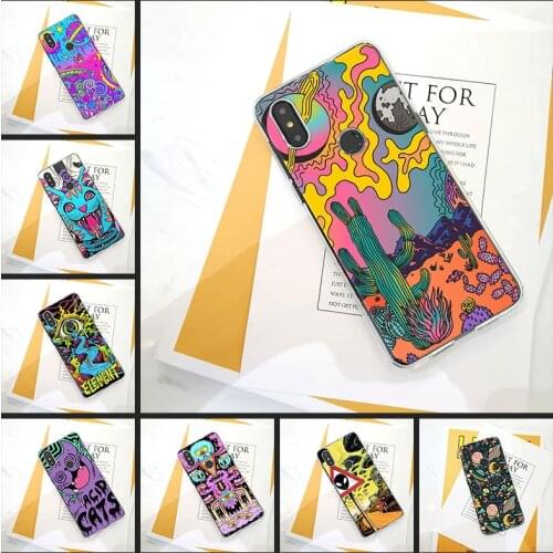 Back Cover For Xiaomi Mi Note Mix 1 2 2S 3 Soft Silicone Abstract Cat Art Star Space UFO Phone Case For Xiaomi Mi Max 1 2 3 Case