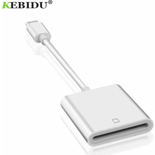 KEBIDU USB Type C USB-C for SD SDXC Card Reader Adapter Cable for Macbook Samsung Huawei Xiaomi USB3.1 Cable Card Reader
