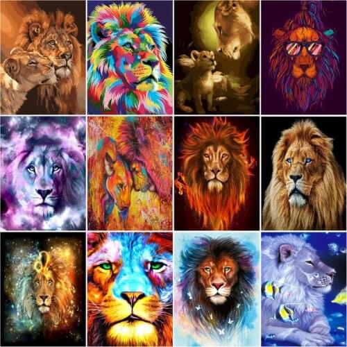 GATYZTORY 60x75cm Frame DIY Painting By Numbers Kits For Adults Hand Painted Unique Gift Home Wall Decoration Drawing On Canvas